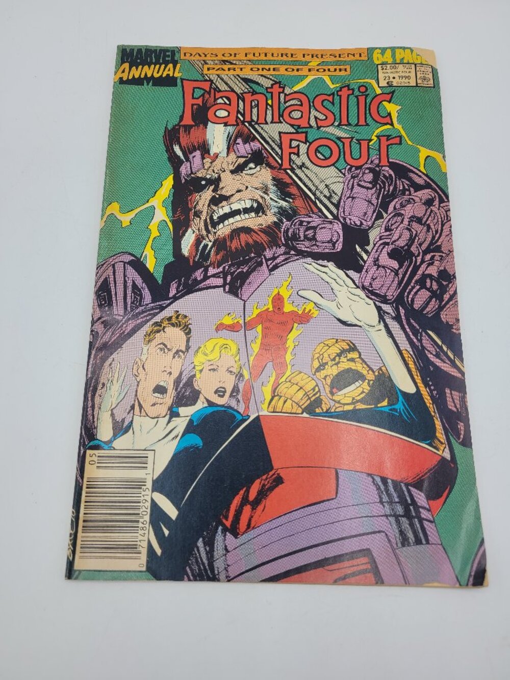 Marvel Comic Fantastic Four Annual #23 1990 VF/VG Days Of Future